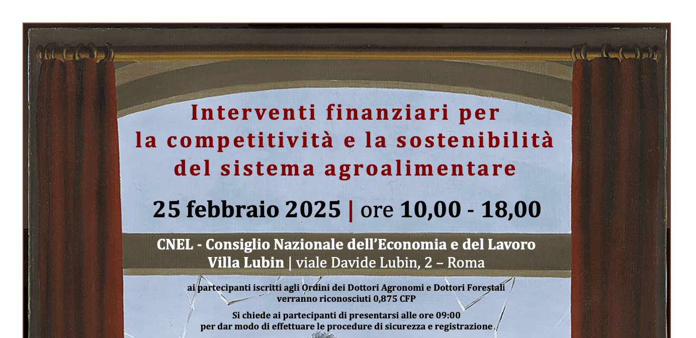 Interventi finanziari per la competitività e la sostenibilità del sistema agroalimentare